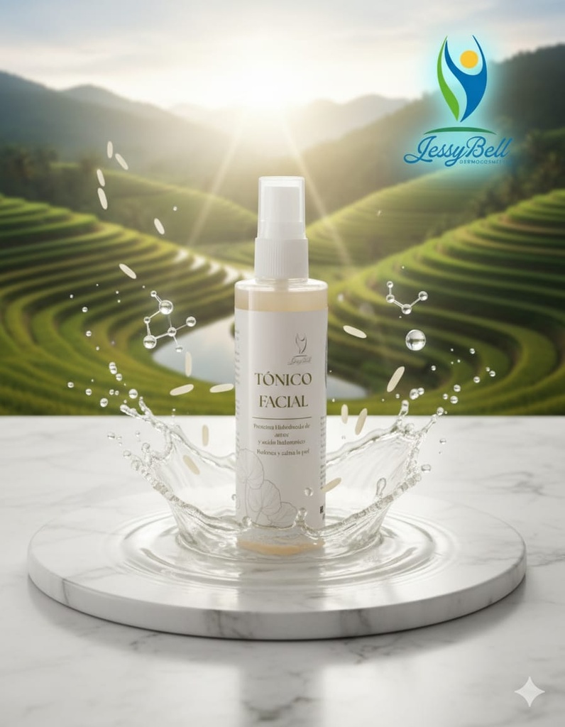 Tónico facial Proteína hidrolizada de arroz y ácido hialurónico